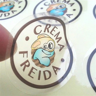 Gjennomsiktig Pvc tegneserie-klistremerke