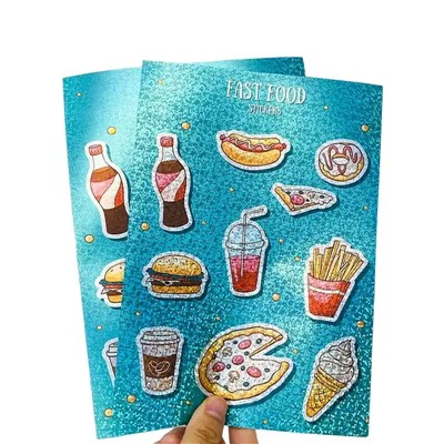 Vinyl hologram tegneserie klistremerke utskrift